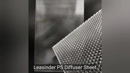 Feuille de diffuseur PS blanche pour caisson lumineux/plaque de diffuseur en plastique