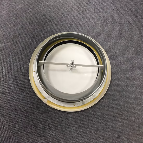 Diffuseur d'air d'échappement en métal de ventilation ronde de plafond de valve de disque d'air