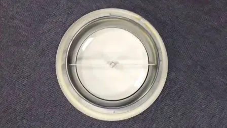 Diffuseur d'air de valve à disque métallique de registre de ventilation d'air